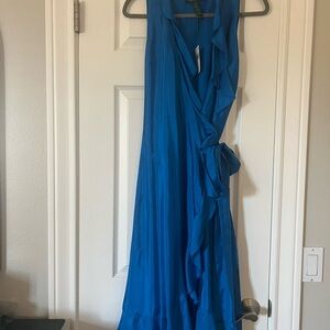 Ralph Lauren Silk Cobalt Blue Dress